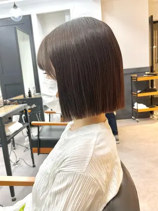 ショート カラー パーマ ヘアアレンジ メンズ キッズ ネイル マツエク・マツパ アイブロウ 横浜Bob美容師🤎 ERINAのヘアスタイル
