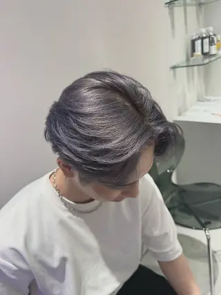 カラー メンズ 🦄ハイトーンカラー 🦄まるおしょうのヘアスタイル