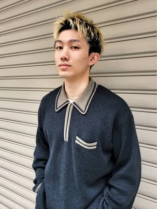 カラー メンズ 【メンズショート 特化】村斎　伶次のヘアスタイル