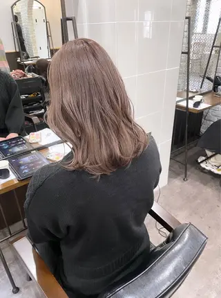 ミディアム カラー Peg.hair所属・柔らかhair🤍 Rinaのヘアスタイル