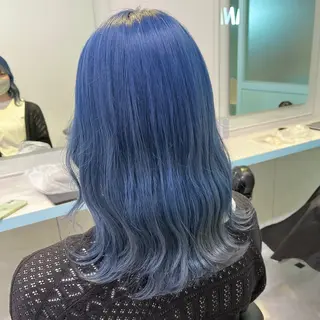ミディアム カラー ブリーチカラー 🩵MIZUKIのヘアスタイル
