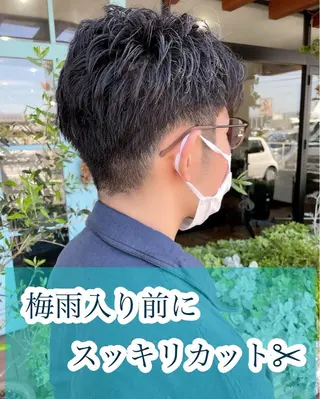 パーマ ヘアアレンジ メンズ 安藤 まどかのヘアスタイル