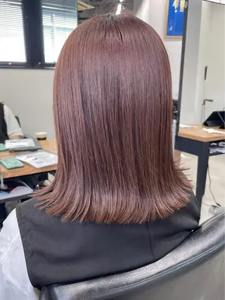 セミロング ヘアアレンジ 🫧透明感カラー/ ナルハ🫧のヘアスタイル