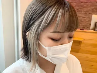 ショート カラー ヘアカラー&縮毛矯正 STAR☆RIVERのヘアスタイル