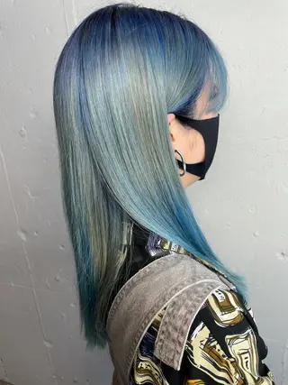 ミディアム カラー 💛丁寧さNo.🥇 🧸片山智裕💛のヘアスタイル