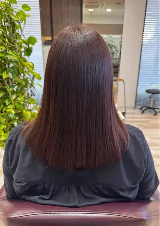 セミロング 北川 栞菜のヘアスタイル