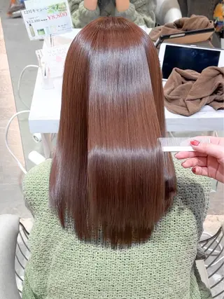 ミディアム 縮毛矯正/韓国ヘア /レイヤー🎀ミズキのヘアスタイル