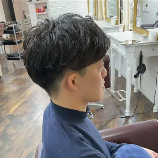 パーマ メンズ Soleria 田中慎一のヘアスタイル