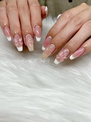 セミロング アトリエAIHA★ フィルイン推奨サロンのネイルデザイン