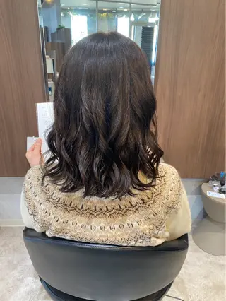 ミディアム 美容しょうへいの店今朝白店所属・茨木 和泉のヘアスタイル