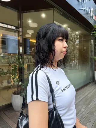 ミディアム パーマ Seeknext // Rukaのヘアスタイル