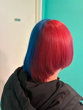 カラー 地雷系/サブカル/ ハイトーン/がーたんのヘアスタイル