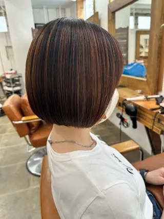 ショート 縮毛矯正/髪質改善/ 佐々木大輔のヘアスタイル