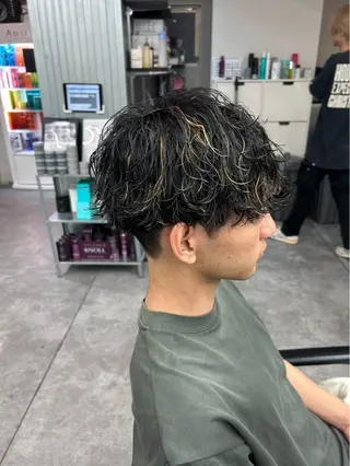 ショート パーマ メンズ お悩み解消✨/ メンズパーマ✨/直樹のヘアスタイル