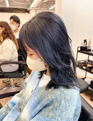 セミロング カラー パーマ ヘアアレンジ メンズ キッズ ネイル マツエク・マツパ アイブロウ ブリーチ　ハイトーン 特化🌈フジタハルキのヘアスタイル
