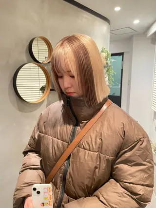 ミディアム カラー 🍃透明感/デザイン 店長MASARU🍃のヘアスタイル