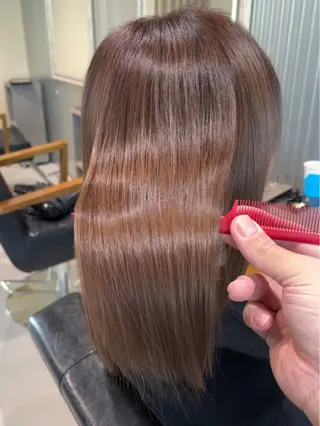 ミディアム 髪質改善特化KIZU /艶髪研究（京都）のヘアスタイル