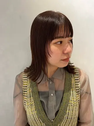 ミディアム 宮城 星のヘアスタイル
