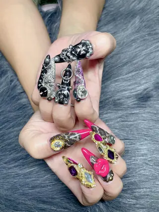 ロング ネイル 《LB》ラブリエ Nail&eyeのマツエク・マツパデザイン