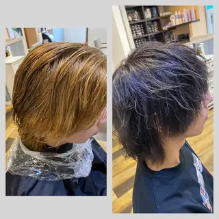 カラー 佐藤 沙也輝のヘアスタイル