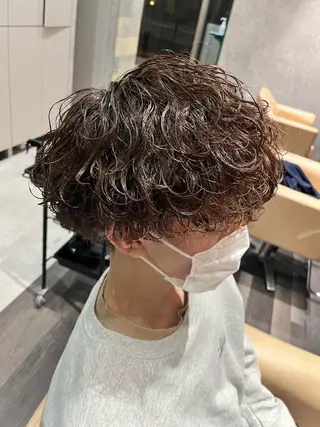 カラー パーマ メンズ 西林麗雄4月 空きあります！のヘアスタイル
