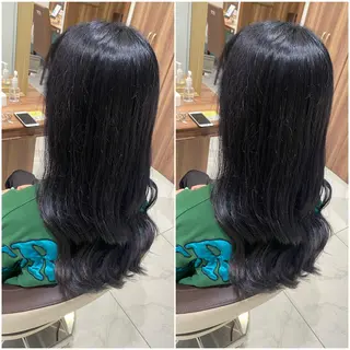 ロング カラー 全席個室 暖色カラー Zina松園優香🌸のヘアスタイル