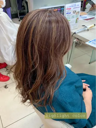 ロング カラー ✂︎レディース のメンズカット屋さんのヘアスタイル