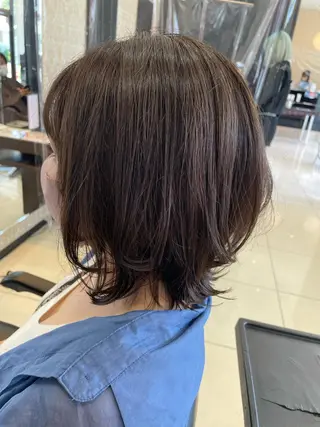 ミディアム 斉藤 葉月のヘアスタイル