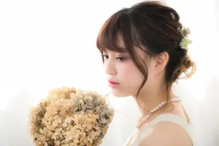 ミディアム ヘアアレンジ 【ヘアケア特化型】 newi天王寺のヘアスタイル