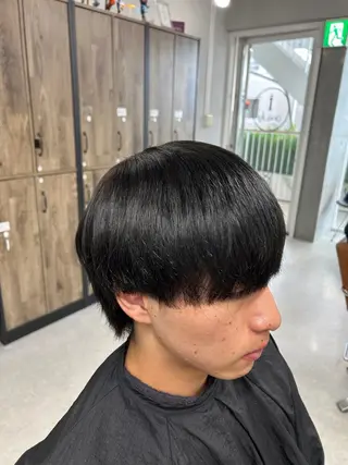 カラー メンズ カズキ🌼曲がる 縮毛矯正のヘアスタイル