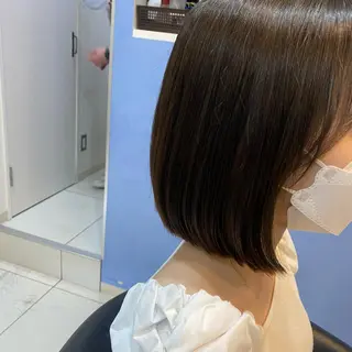 ショート カラー パーマ ヘアアレンジ kame|レイヤー / 似合わせ顔周りのヘアスタイル