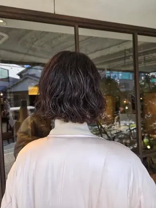 ショート パーマ 韓国好き🇰🇷 美容師MIKUのヘアスタイル