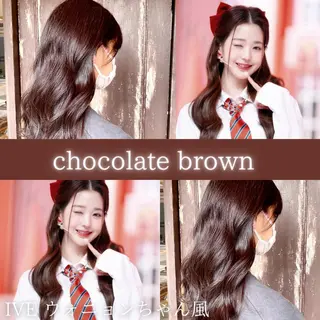 ロング カラー 川越 輝梨奈のヘアスタイル