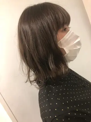 ミディアム 藤田 遼のヘアスタイル