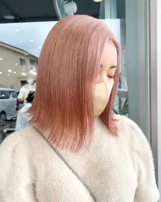 ショート カラー 清水 亮太／赤み消しカラーのヘアスタイル