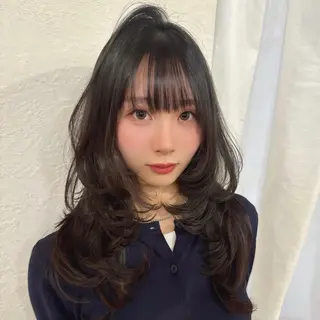 ミディアム カラー パーマ Luce by liberta所属・nana / Luceのヘアスタイル