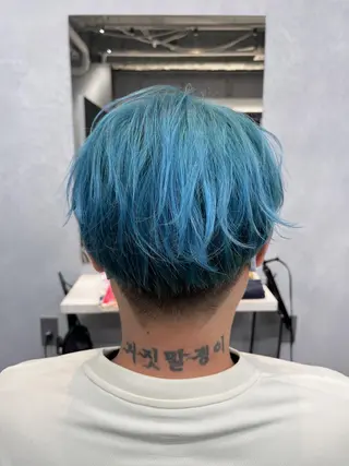カラー メンズ 🦩レイヤー|透明感 カラー🦩makoのヘアスタイル