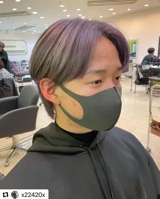 ミディアム カラー メンズ 🩷Eny terrace🩷のヘアスタイル