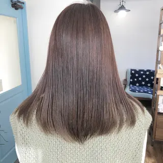 ミディアム カラー つばた みゆ🦋のヘアスタイル