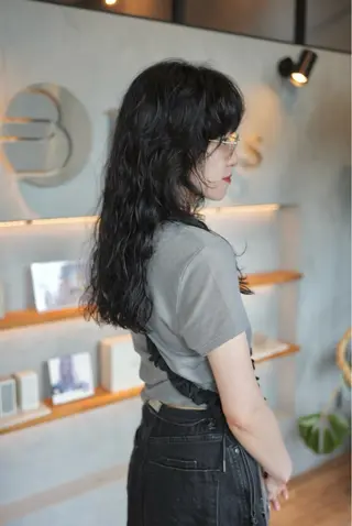 ロング パーマ Basis 田口豪司のヘアスタイル