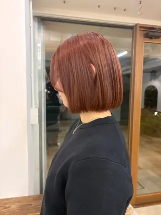 ショート カラー 大阪デザインカラー/ カットモデル募集のヘアスタイル