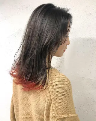 ロング カラー ヘアアレンジ 【池袋/スパイキー ショート】ⓝⓘⓜⓤのヘアスタイル
