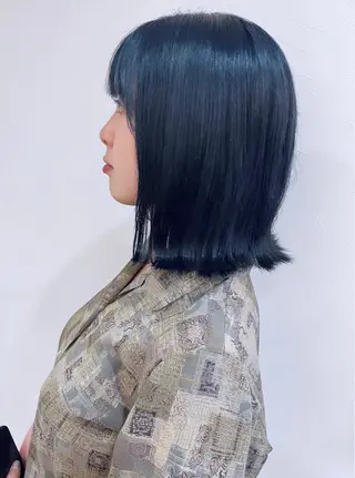 ミディアム カラー マツエク・マツパ 村岡 芽衣のヘアスタイル