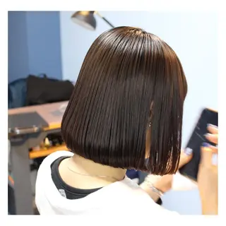 ミディアム 中野 誠子のヘアスタイル