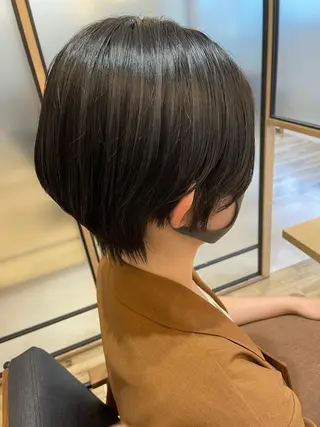 ショート シノハラ ガクト ショート/白髪ぼかしのヘアスタイル