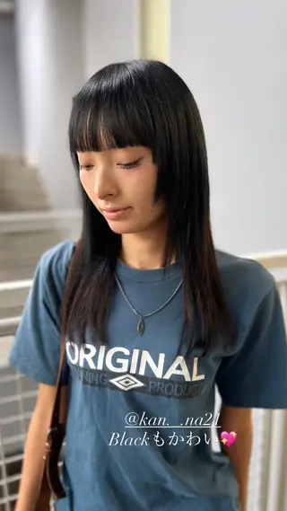 ミディアム 艶髪／シールエクステ 🌻ノゾミ🌻のヘアスタイル