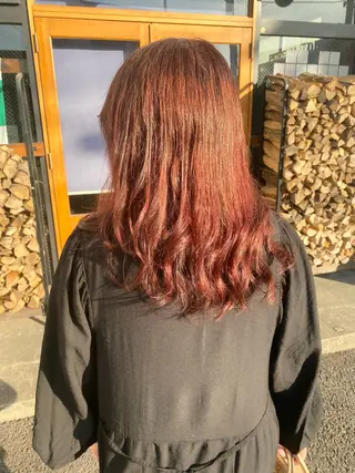 ロング アサクラ ユウアのヘアスタイル