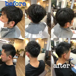 ショート メンズ MATSURI BASE.AWAJIのヘアスタイル