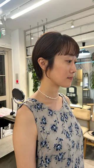 ショート じゅわっと暖色カラー 🍊Moemiのヘアスタイル