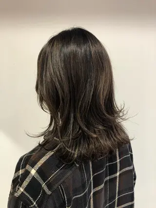 ミディアム カラー CEINE【セーヌ】 三軒茶屋のヘアスタイル